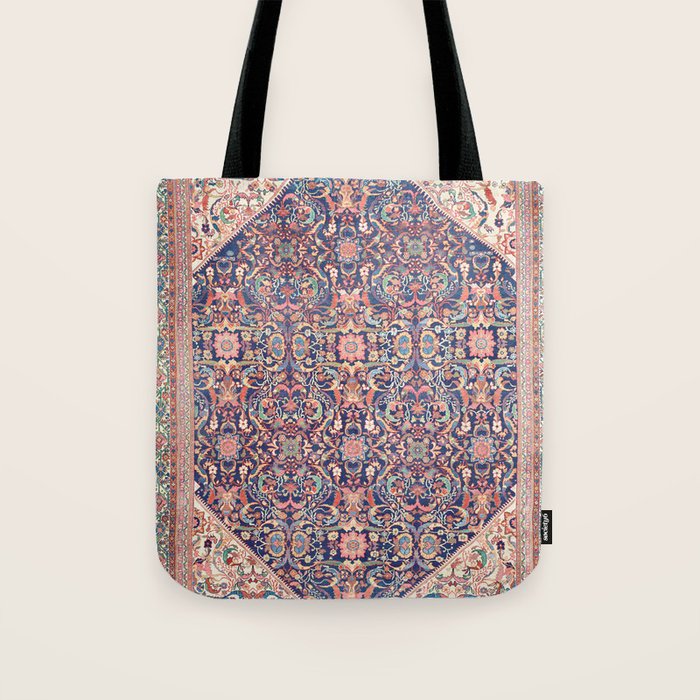 Antique Turkish Kilim Carpet Print 05 Tote Bag Gallery Image 1