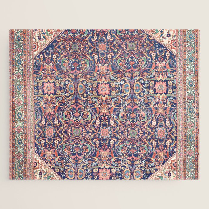 Antique Turkish Kilim Carpet Print 05 Jigsaw Puzzle Gallery Image 1