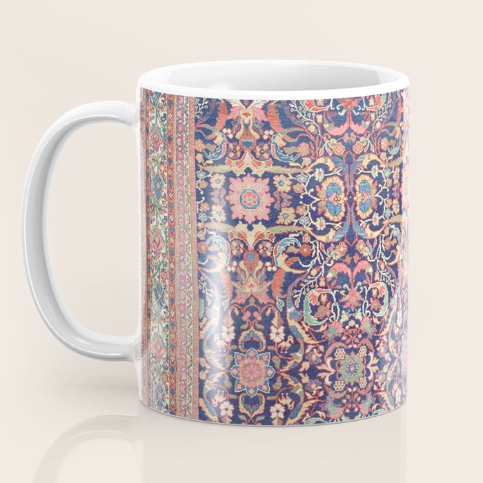 Antique Turkish Kilim Carpet Print 05 Coffee Mug Gallery Image 3