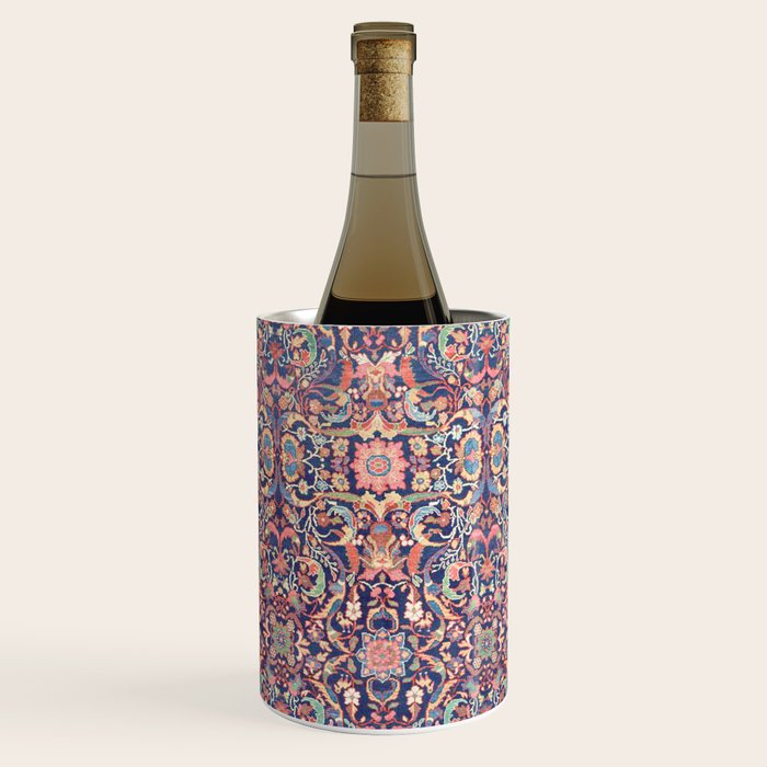 Antique Turkish Kilim Carpet Print 05 Wine Chiller Gallery Image 1