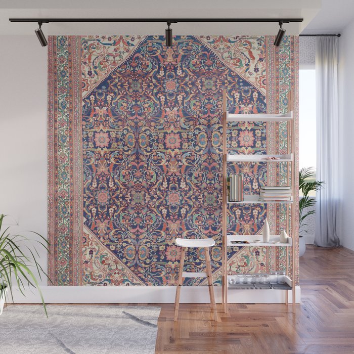 Antique Turkish Kilim Carpet Print 05 Wall Mural Gallery Image 1