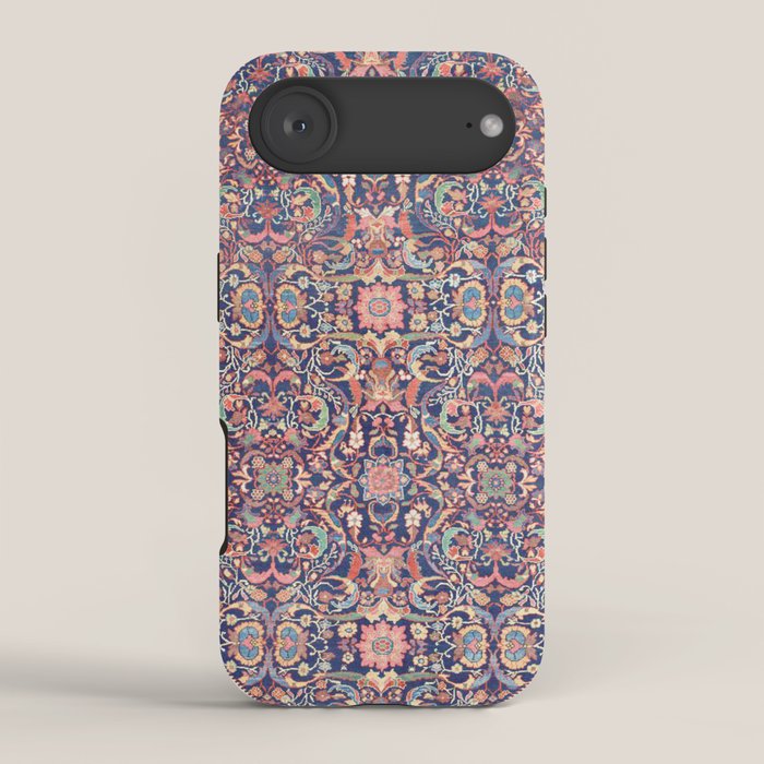 Antique Turkish Kilim Carpet Print 05 iPhone Case Gallery Image 2