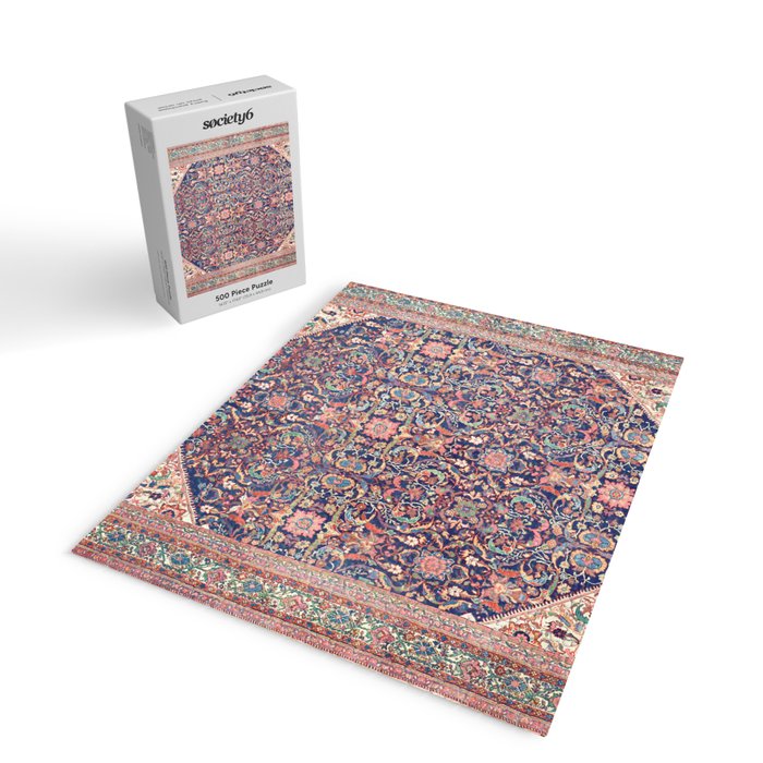 Antique Turkish Kilim Carpet Print 05 Jigsaw Puzzle Gallery Image 2