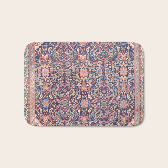 Antique Turkish Kilim Carpet Print 05 Bath Mat Gallery Image 1