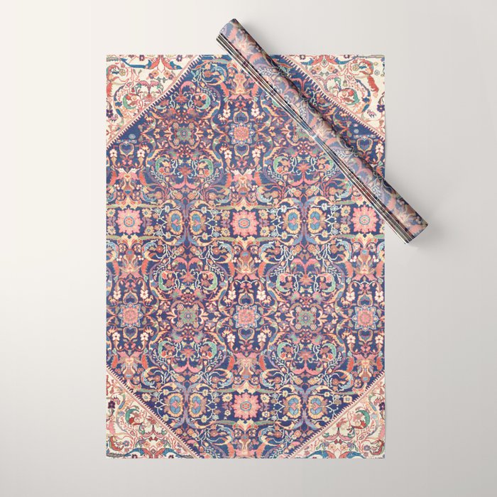 Antique Turkish Kilim Carpet Print 05 Wrapping Paper Gallery Image 1