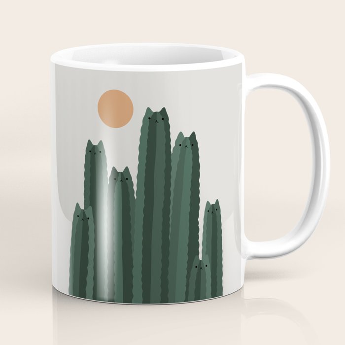 Cat and Plant 31 Coffee Mug Gallery Image 1
