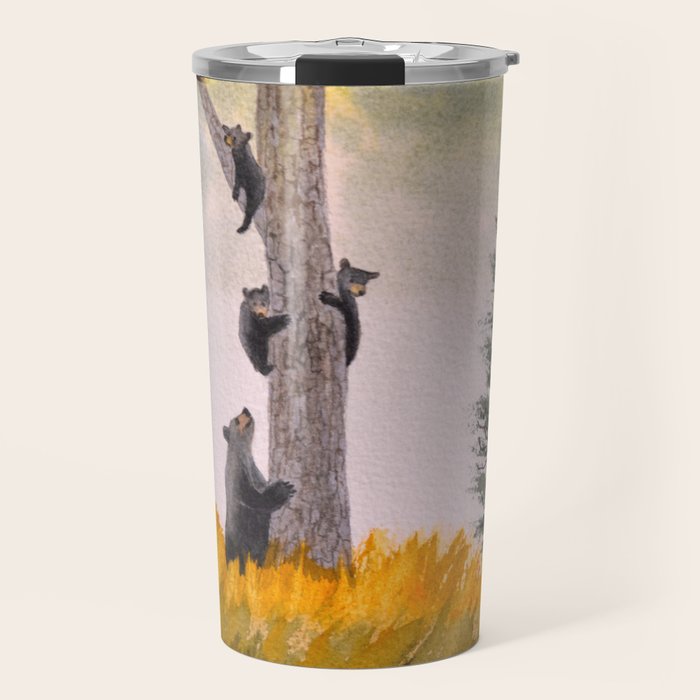 Bears In The Blue Ridge Mountains Travel Mug Gallery Image 1