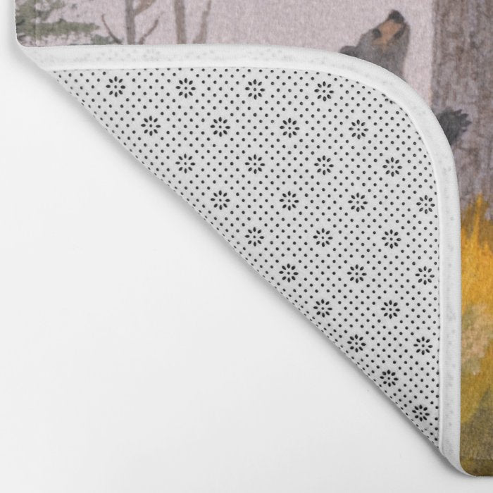 Bears In The Blue Ridge Mountains Bath Mat Gallery Image 2