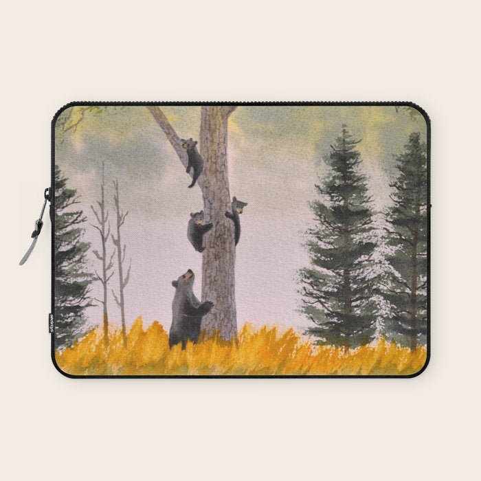 Bears In The Blue Ridge Mountains Laptop Sleeve Gallery Image 1