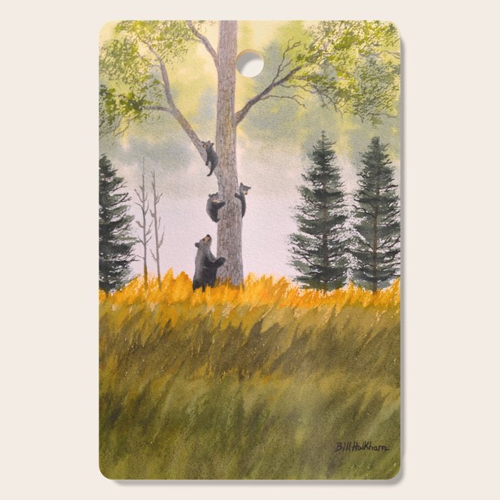 Bears In The Blue Ridge Mountains Cutting Board Gallery Image 1