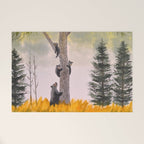 Bears In The Blue Ridge Mountains Welcome Mat Gallery Image 1