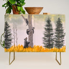 Bears In The Blue Ridge Mountains Credenza Gallery Image 1