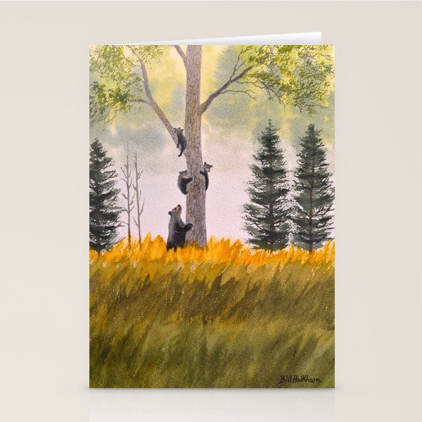 Bears In The Blue Ridge Mountains Stationery Card Gallery Image 2