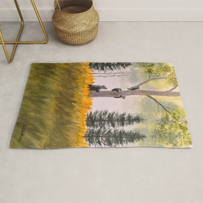 Bears In The Blue Ridge Mountains Rug Gallery Image 1