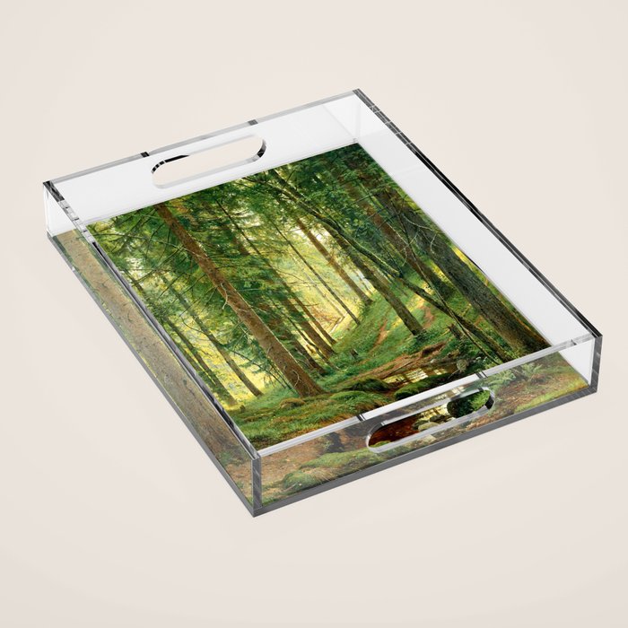 Ivan Shishkin "Stream in the Forest (On the Hillside)" Acrylic Tray Gallery Image 1