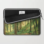 Ivan Shishkin "Stream in the Forest (On the Hillside)" Laptop Sleeve Gallery Image 2