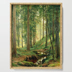 Ivan Shishkin "Stream in the Forest (On the Hillside)" Serving Tray Gallery Image 1