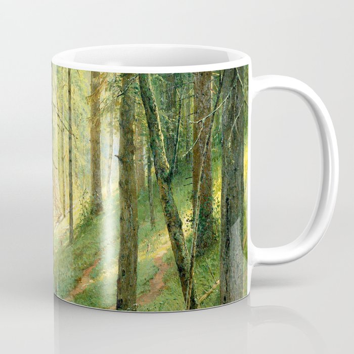 Ivan Shishkin "Stream in the Forest (On the Hillside)" Coffee Mug Gallery Image 1
