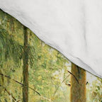 Ivan Shishkin "Stream in the Forest (On the Hillside)" Comforter Gallery Image 4