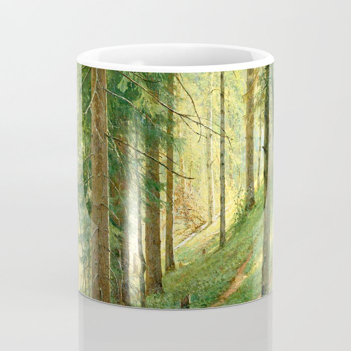 Ivan Shishkin "Stream in the Forest (On the Hillside)" Coffee Mug Gallery Image 4