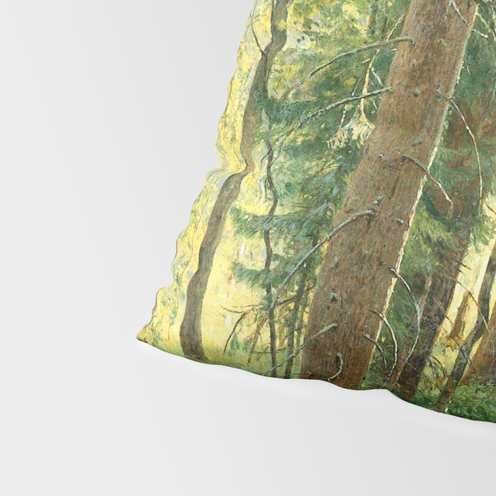 Ivan Shishkin "Stream in the Forest (On the Hillside)" Pillow Sham Gallery Image 4