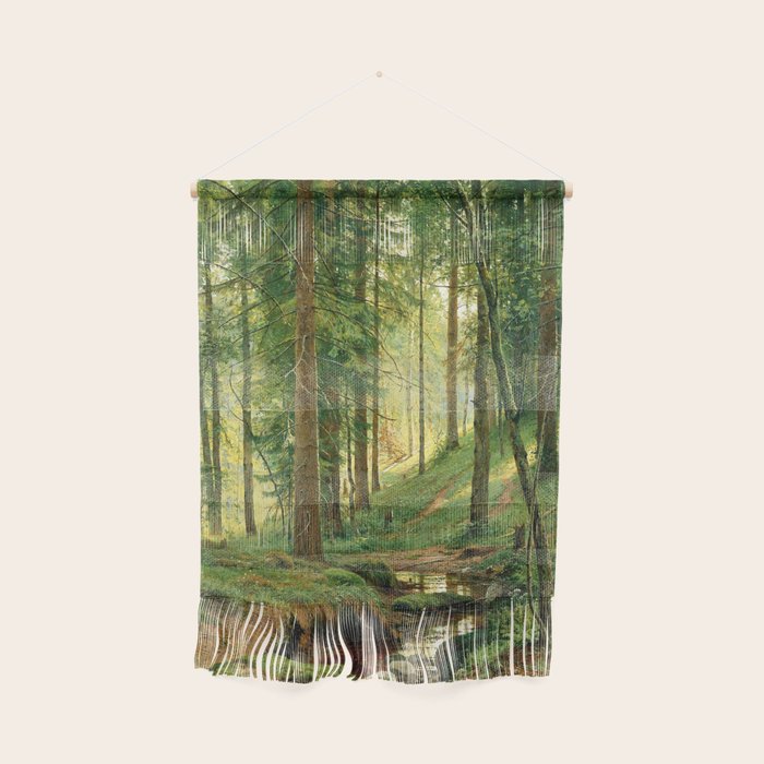 Ivan Shishkin "Stream in the Forest (On the Hillside)" Wall Hanging Gallery Image 1