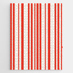 Classic Stripes I - Red & White Candy Cane Jigsaw Puzzle Gallery Image 1