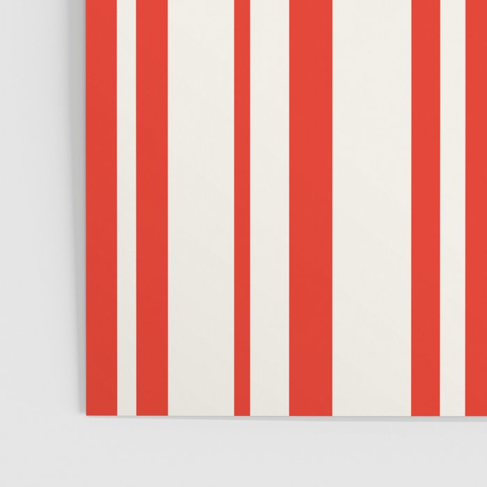 Classic Stripes I - Red & White Candy Cane Poster Gallery Image 3