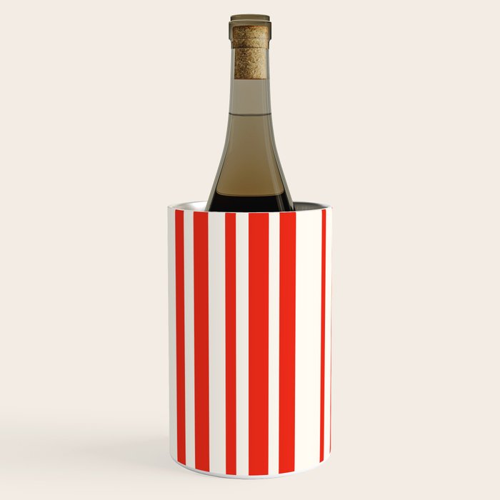 Classic Stripes I - Red & White Candy Cane Wine Chiller Gallery Image 1