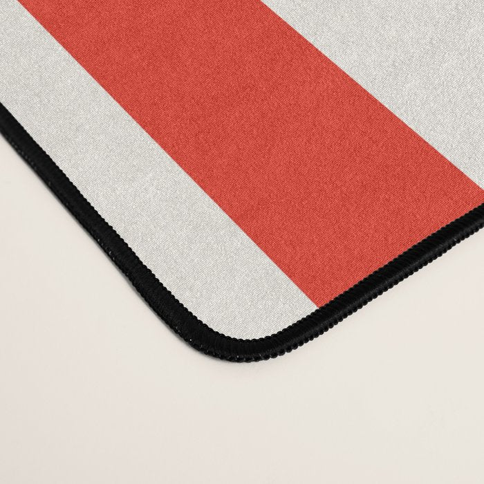 Classic Stripes I - Red & White Candy Cane Desk Mat Gallery Image 4
