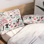 Cupcake Dolls Pattern Pillow Sham Gallery Image 2