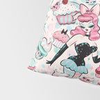 Cupcake Dolls Pattern Pillow Sham Gallery Image 4