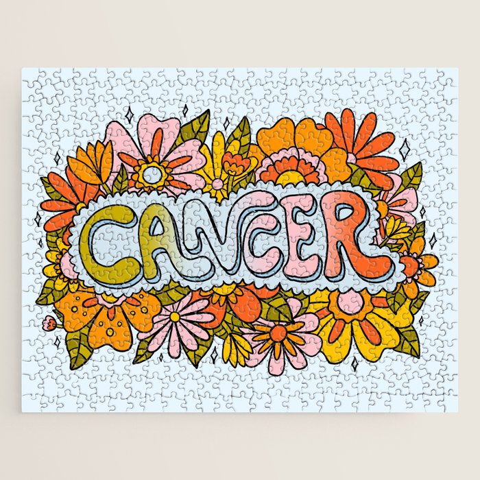 Cancer Flowers Jigsaw Puzzle Gallery Image 1