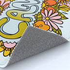 Cancer Flowers Rug Gallery Image 4