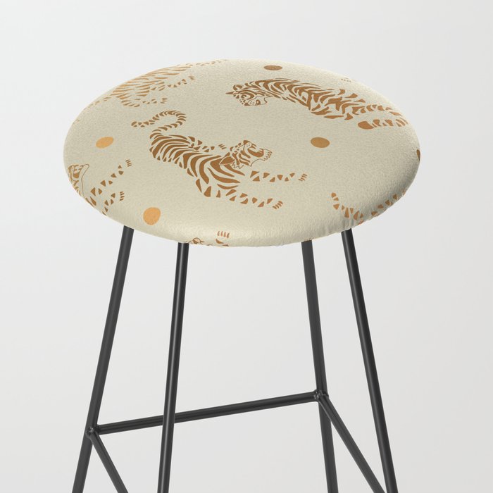 Golden Tigers III Stool Gallery Image 2