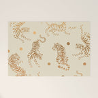 Golden Tigers III Welcome Mat Gallery Image 1