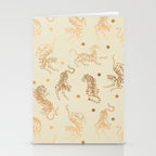 Golden Tigers III Stationery Card Gallery Image 2