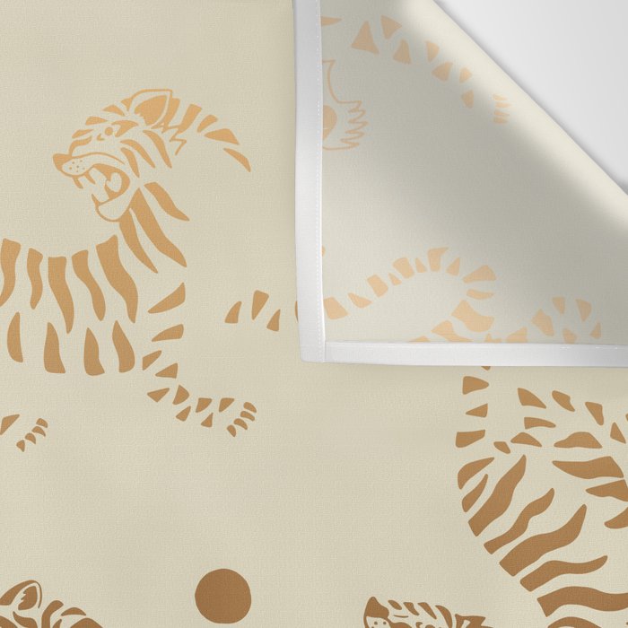 Golden Tigers III Wall Tapestry Gallery Image 3