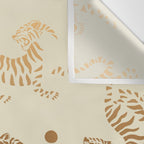 Golden Tigers III Wall Tapestry Gallery Image 3