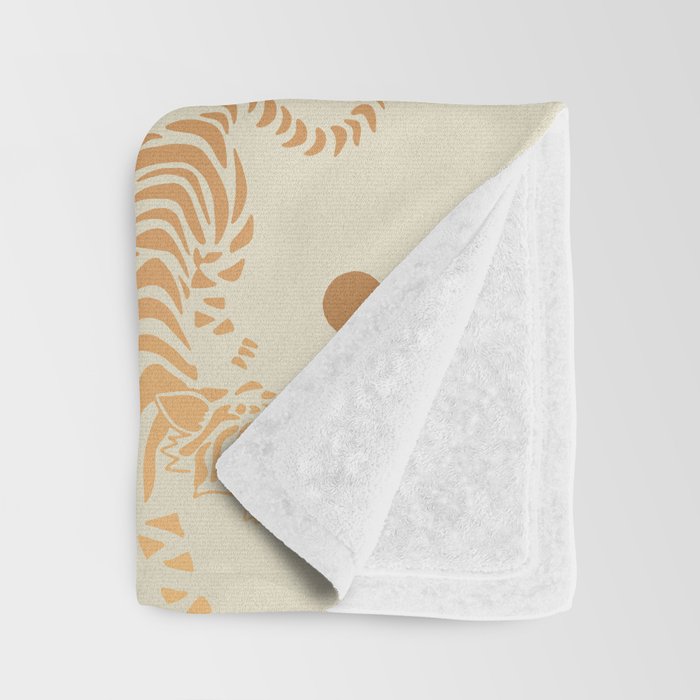 Golden Tigers III Throw Blanket Gallery Image 3
