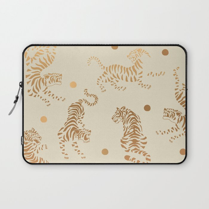 Golden Tigers III Laptop Sleeve Gallery Image 1