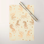 Golden Tigers III Wrapping Paper Gallery Image 1