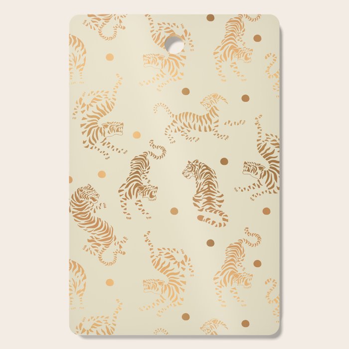 Golden Tigers III Cutting Board Gallery Image 1