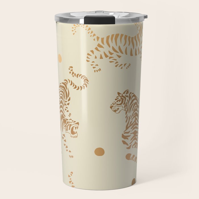 Golden Tigers III Travel Mug Gallery Image 1