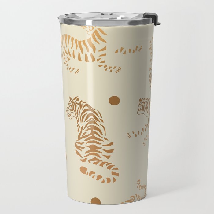 Golden Tigers III Travel Mug Gallery Image 2