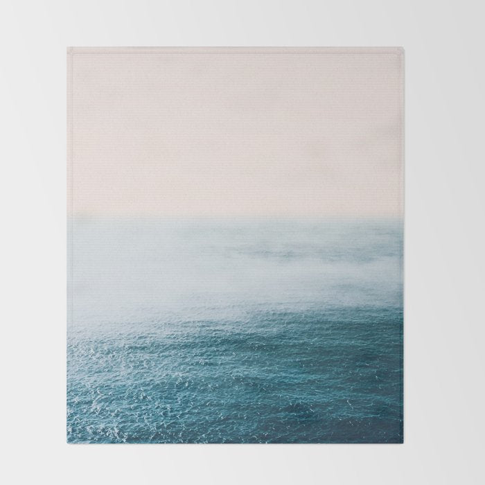 Ocean Fog Throw Blanket Gallery Image 2