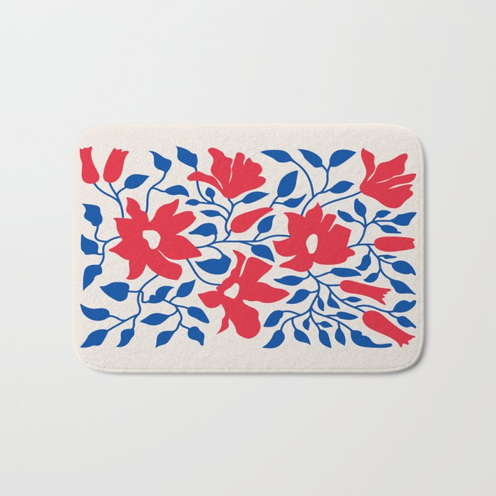 Flowers & Branches: Day Edition Bath Mat Gallery Image 1