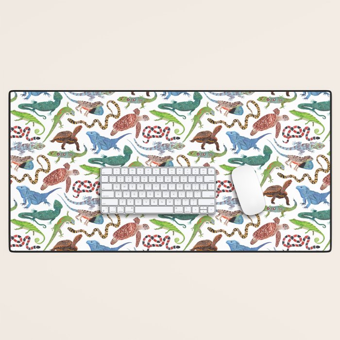 Endangered Reptiles Around the World Desk Mat Gallery Image 1