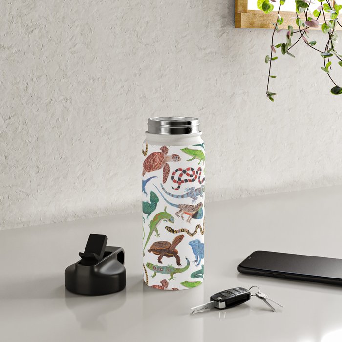 Endangered Reptiles Around the World Water Bottle Gallery Image 4
