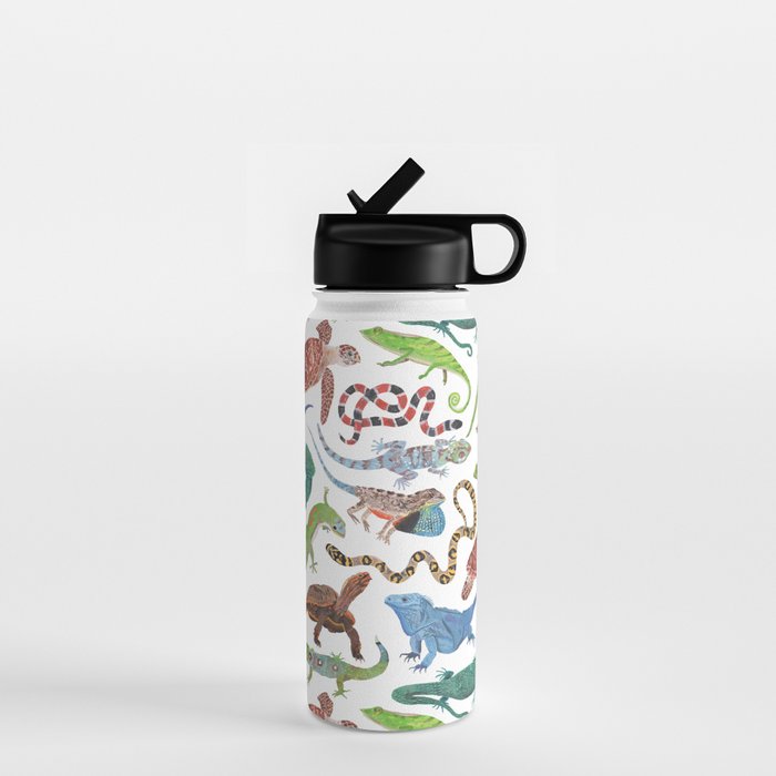 Endangered Reptiles Around the World Water Bottle Gallery Image 1